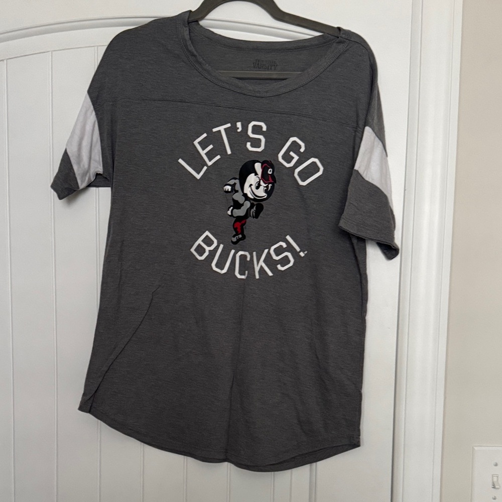 Varsity Ohio State Gray Athletic T-Shirt